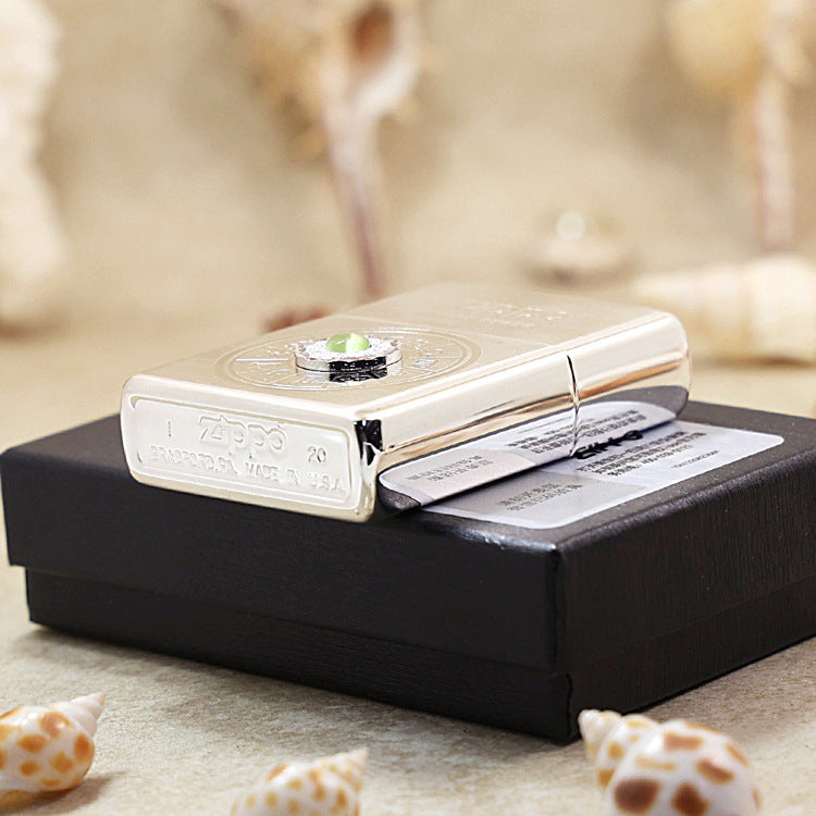 Zippo Lucky Stone (Green Gem) - KR08
