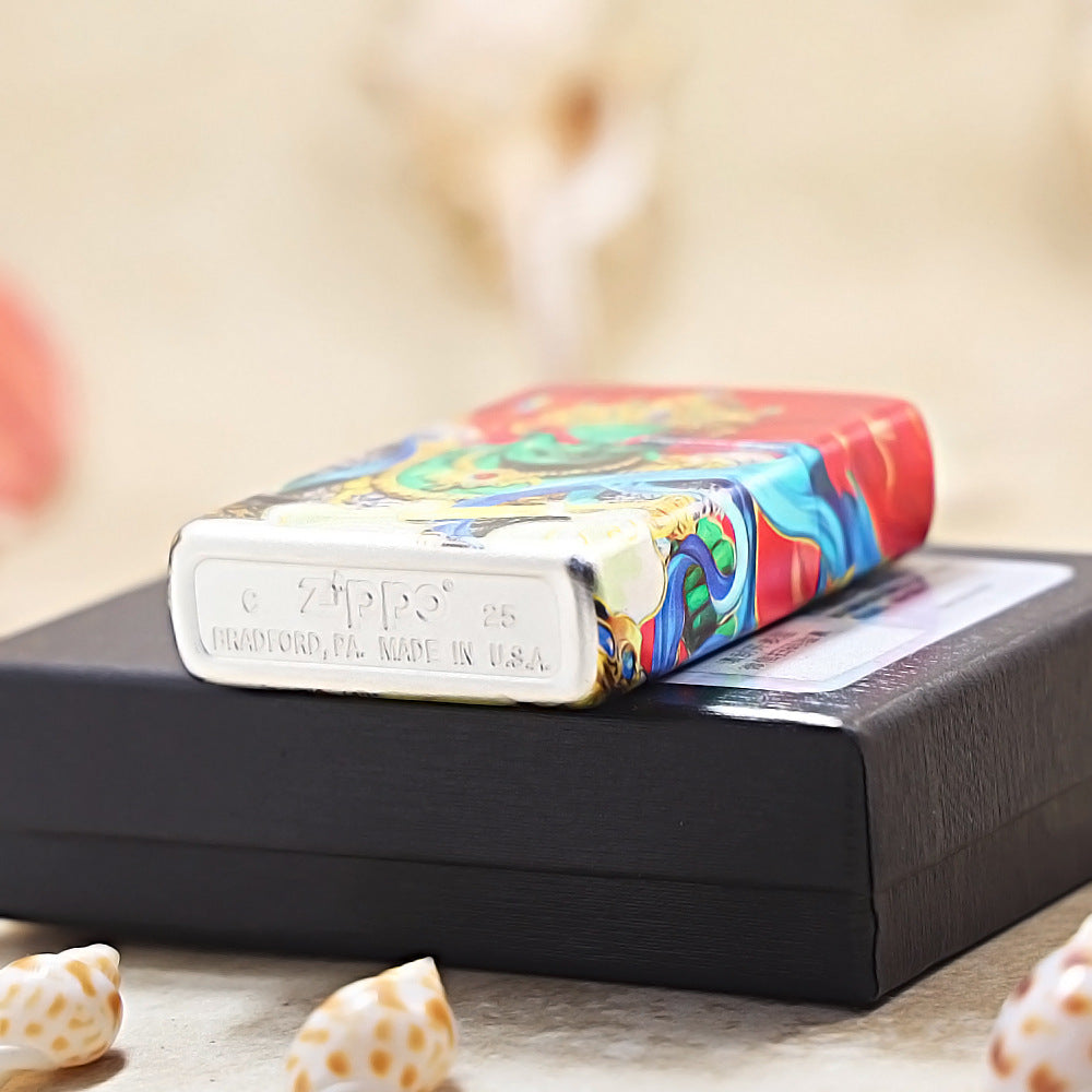 Zippo Multi-Hue Decorated Wrathful Acala Wisdom King - CS20