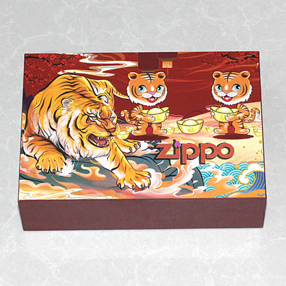 Zippo Polished Bronze Tiger Medallion - DS151