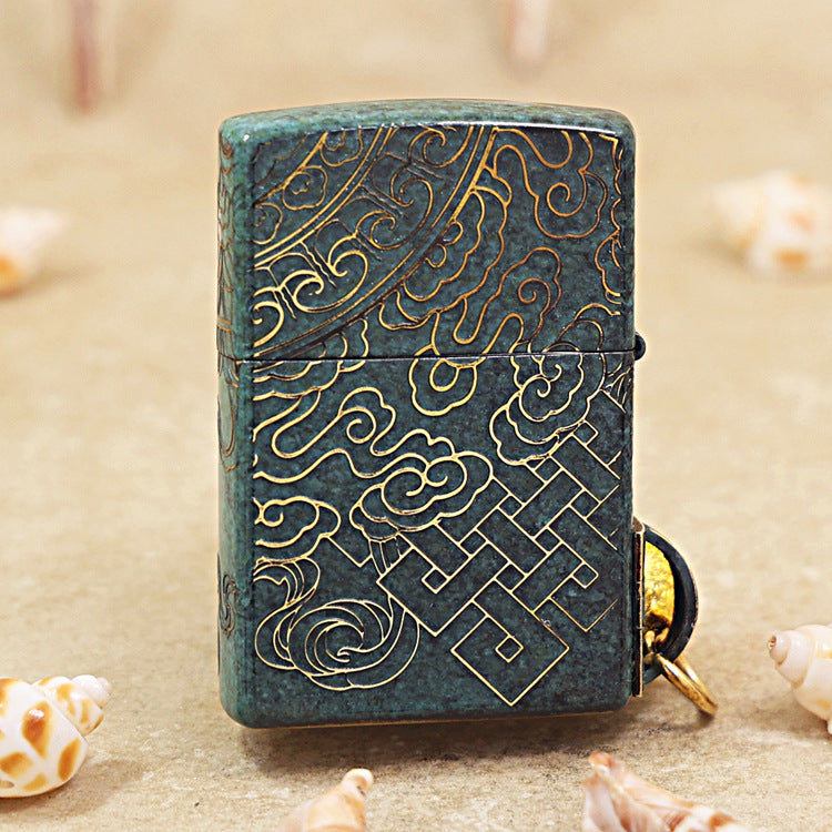 Zippo 'Qilin' Intricate Carve with Charm - DS113