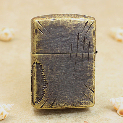 Zippo Rustic Bronze Intricate Engraved Claw Marks - CC114