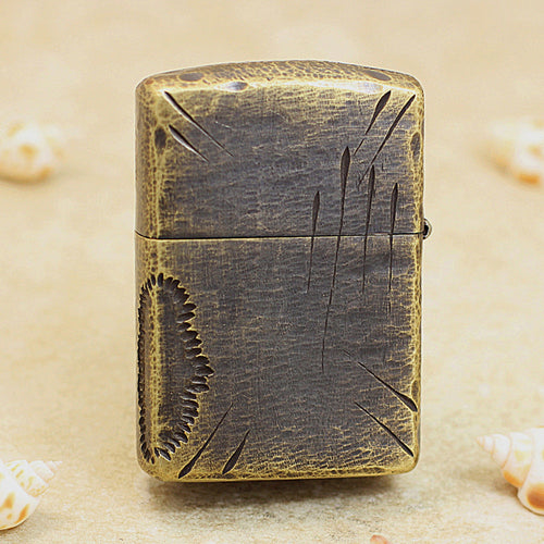 Zippo Rustic Bronze Intricate Engraved Claw Marks - CC114