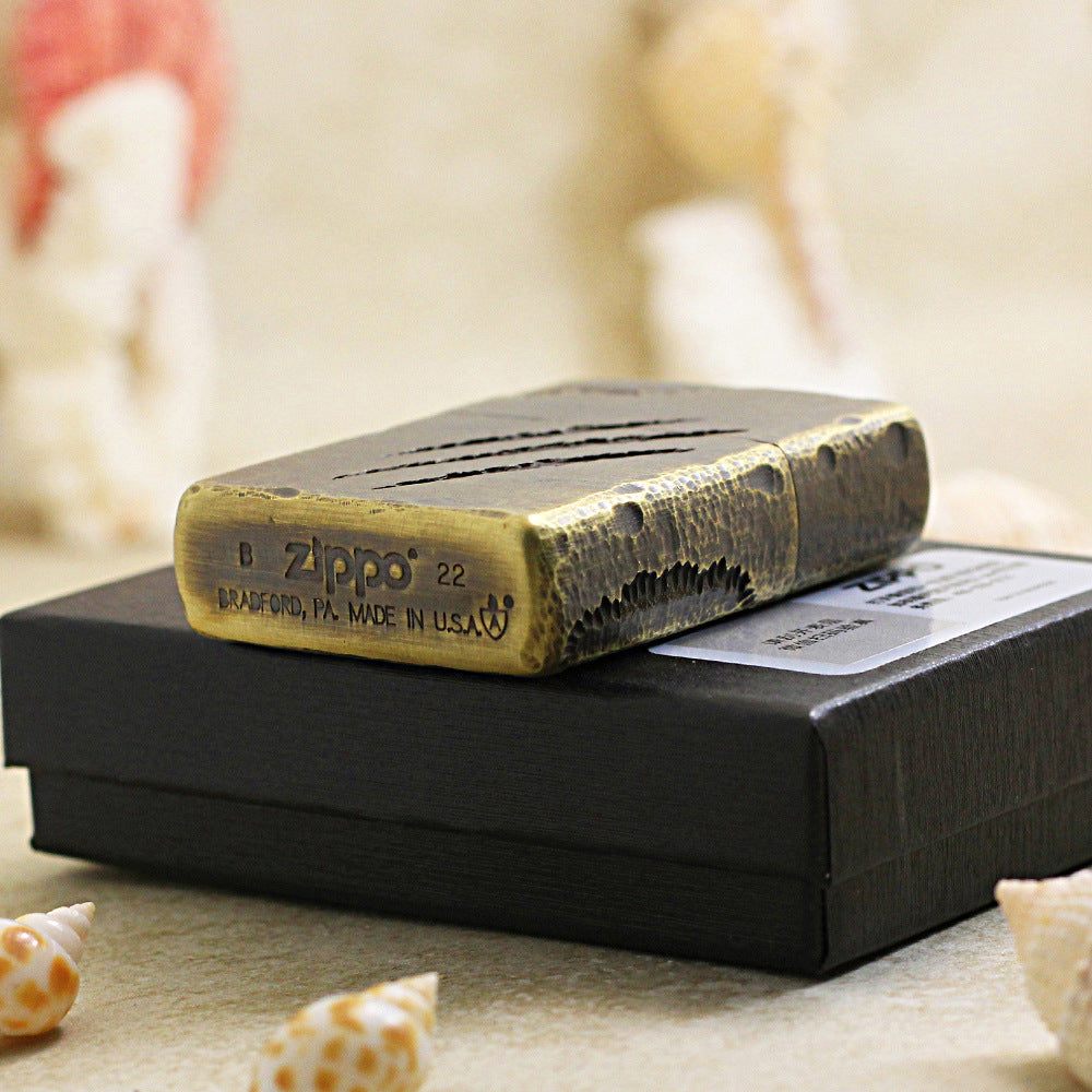 Zippo Rustic Bronze Intricate Engraved Claw Marks - CC114