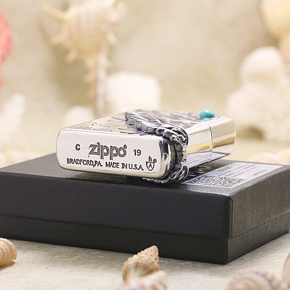 Zippo Argent-layered Case Angel Wings Limited Version - JP64