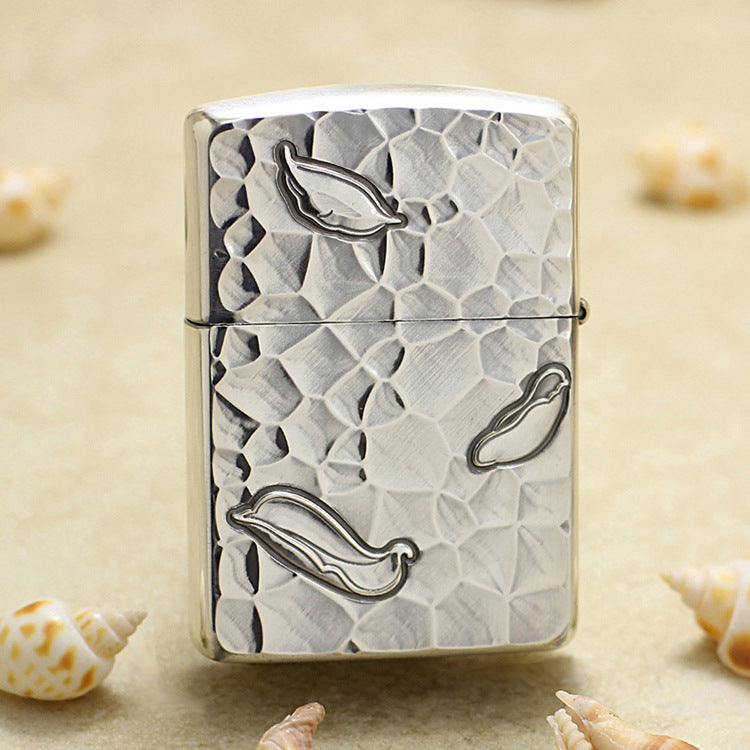 Zippo Textured Argent Layered 3d-embossed Engraved Guanyin Bodhisattva - SC14