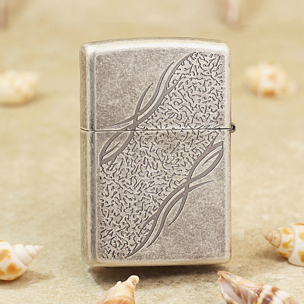 Zippo Tribal Logo Vintage Argent - KR09