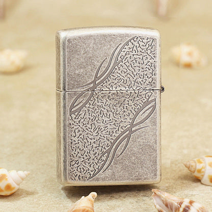 Zippo Tribal Logo Vintage Argent - KR09