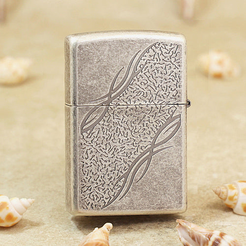 Zippo Tribal Logo Vintage Argent - KR09