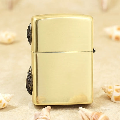 Zippo Venomous Snake Medallion Vintage Bronze - JP49