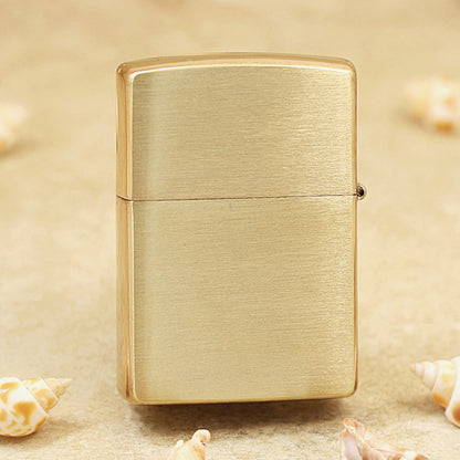 Zippo Wild Boar & Bush Clover Gold Plate - Animal Collection - JP58