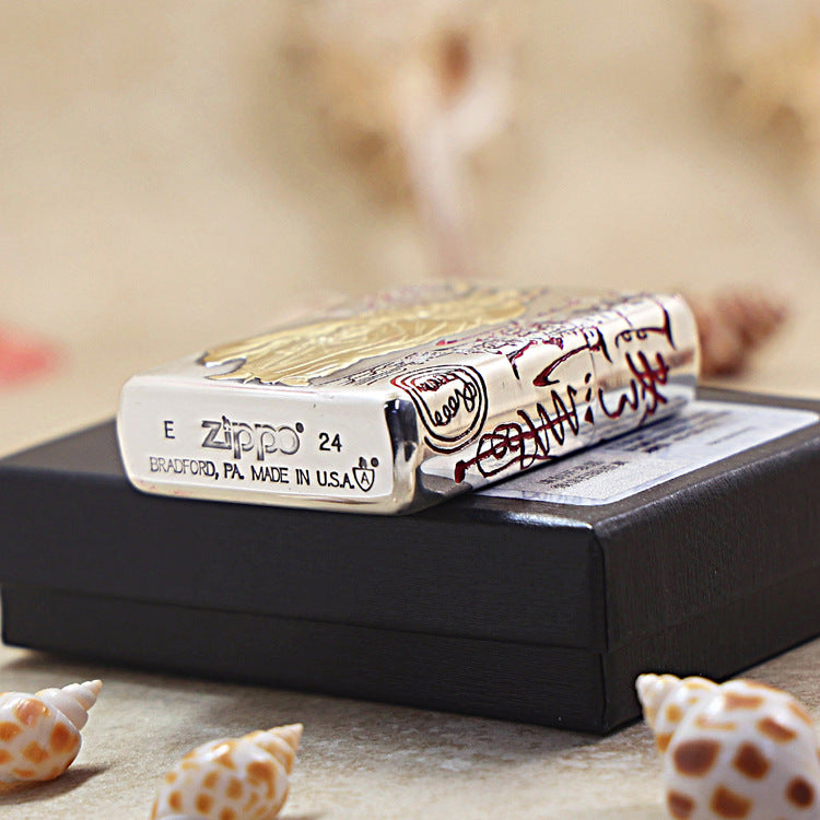 Zippo Zhong Kui Two-Finish Gold Foil Version - DS111