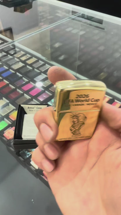 Zippo Armor World Cup 2026 Limited Edition Brass Lighter - 169WC