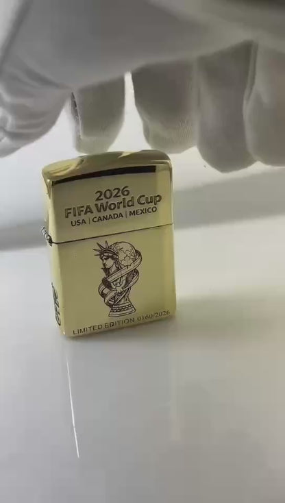 Zippo Armor World Cup 2026 Limited Edition Brass Lighter - 169WC